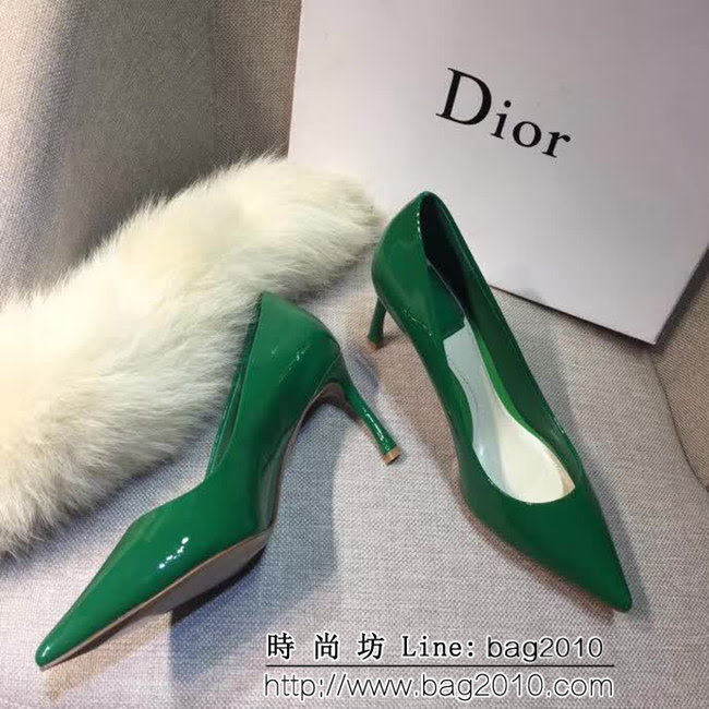 DIOR迪奧 2018早春款 Show time 時尚百搭 尖頭高跟女鞋 QZS1539